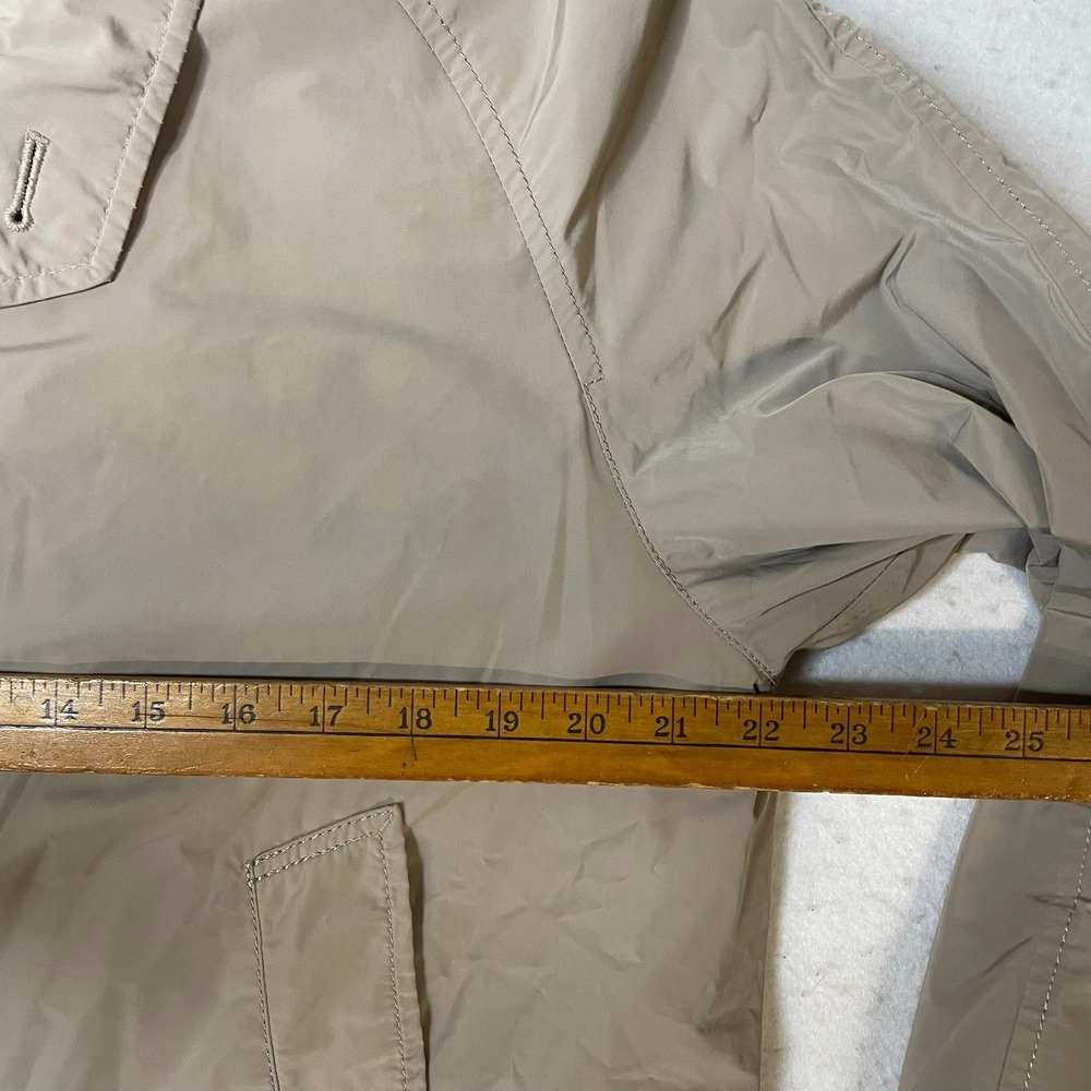 Burberry Harrington Jacket Mens Large Tan Nova Check Lining Lightweight Full Zip - Picture 6 of 15